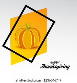  Vector illustration of a Background for Thanksgiving Day. Autumn Seasonal lettering.