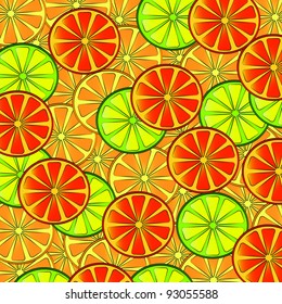 vector illustration background of tropical fruit