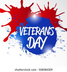 Vector illustration of a Background For Veterans Day.