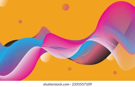 Vector Illustration Background Vibrant gradient colorful