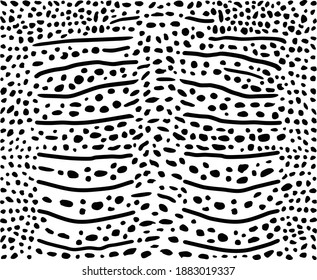 Vector Illustration Background Of Whale Shark Skin