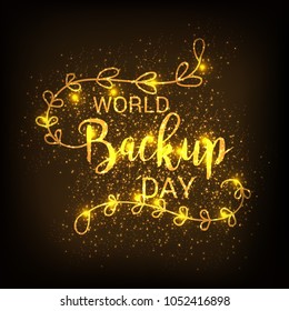 Vector illustration of a Background for World Backup Day.