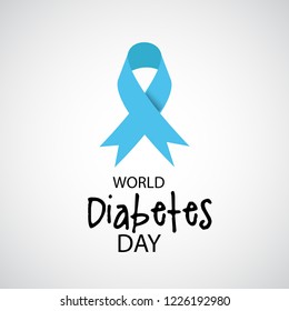 Vector illustration of a Background for World Diabetes Day Awareness.