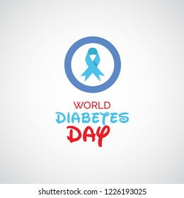 Vector illustration of a Background for World Diabetes Day Awareness.