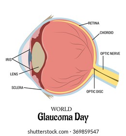 Vector Illustration of a background for World Glaucoma Day.