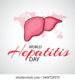 Vector illustration of a Background for World Hepatitis Day.