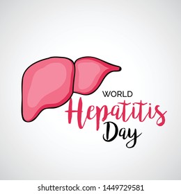 Vector illustration of a Background for World Hepatitis Day.