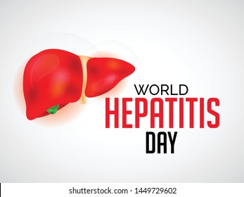 Vector illustration of a Background for World Hepatitis Day.