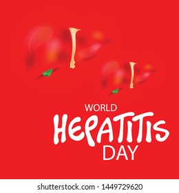 Vector illustration of a Background for World Hepatitis Day.