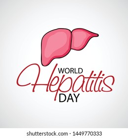 Vector illustration of a Background for World Hepatitis Day.