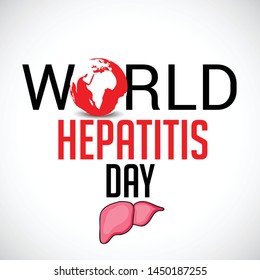 Vector illustration of a Background for World Hepatitis Day.
