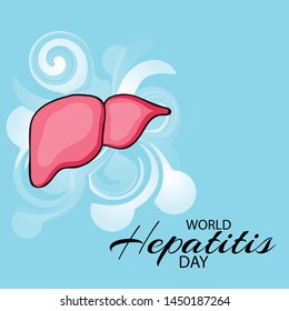 Vector illustration of a Background for World Hepatitis Day.