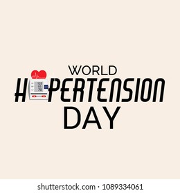 Vector illustration of a Background for World Hypertension Day.