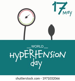 Vector illustration of a Background for World Hypertension Day.