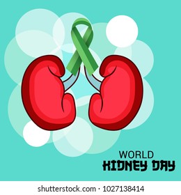Vector illustration of a Background for World Kidney Day.