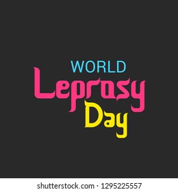 Vector illustration of a Background for World Leprosy Day.