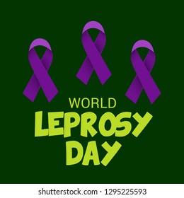 Vector illustration of a Background for World Leprosy Day.