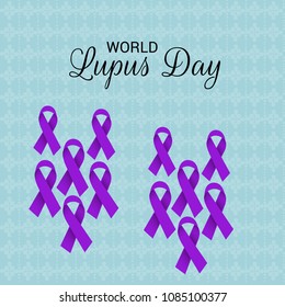Vector illustration of a Background for World Lupus Day.
