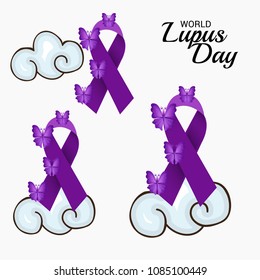 Vector illustration of a Background for World Lupus Day.