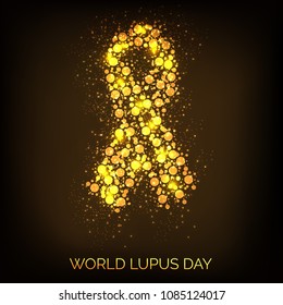 Vector illustration of a Background for World Lupus Day.