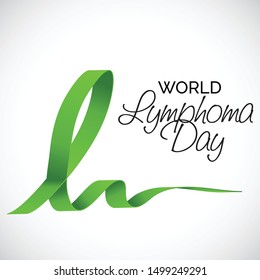 Vector illustration of a Background for World Lymphoma Awareness Day September 15th.
