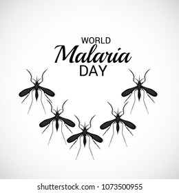 Vector illustration of a Background for World Malaria Day.