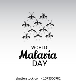 Vector illustration of a Background for World Malaria Day.