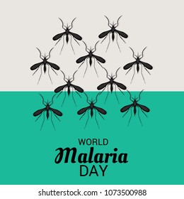 Vector illustration of a Background for World Malaria Day.