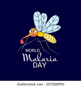 Vector illustration of a Background for World Malaria Day.