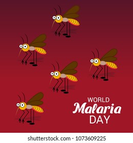 Vector illustration of a Background for World Malaria Day.