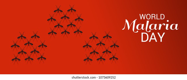 Vector illustration of a Background for World Malaria Day.