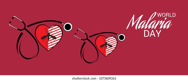 Vector illustration of a Background for World Malaria Day.