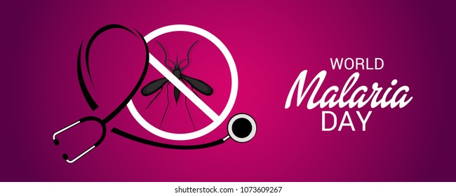 Vector illustration of a Background for World Malaria Day.
