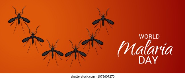 Vector illustration of a Background for World Malaria Day.