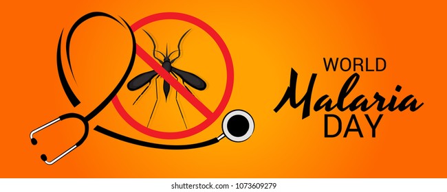 Vector illustration of a Background for World Malaria Day.