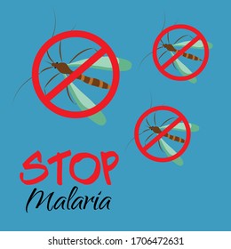 Vector illustration of a Background for  World Malaria day.