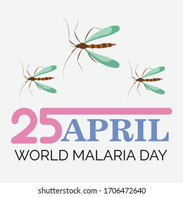 Vector illustration of a Background for  World Malaria day.