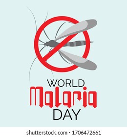 Vector illustration of a Background for  World Malaria day.