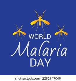 Vector illustration of a Background for World Malaria Day.