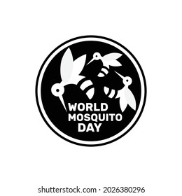 Vector illustration of a Background for World Mosquito Day