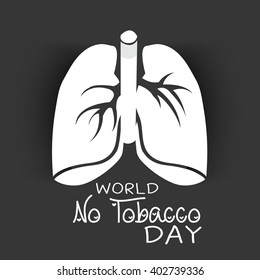Vector illustration of a Background for World No Tobacco Day.