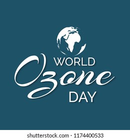 Vector illustration of a background For World Ozone Day.