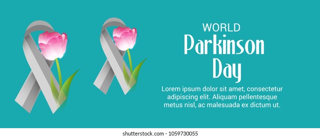 Vector illustration of a Background for World Parkinson Disease Day.