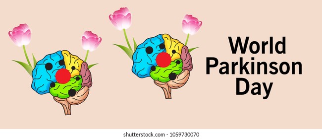 Vector illustration of a Background for World Parkinson Disease Day.