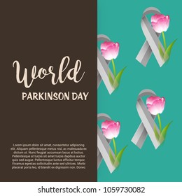 Vector illustration of a Background for World Parkinson Disease Day.