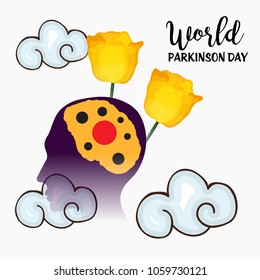 Vector illustration of a Background for World Parkinson Disease Day.
