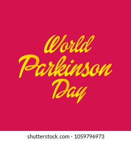 Vector illustration of a Background for World Parkinson Disease Day.