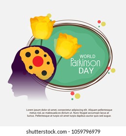Vector illustration of a Background for World Parkinson Disease Day.