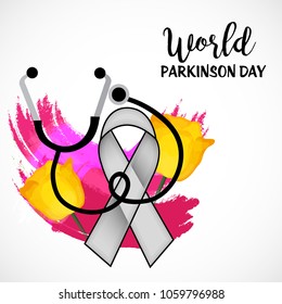 Vector illustration of a Background for World Parkinson Disease Day.