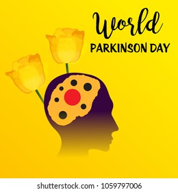 Vector illustration of a Background for World Parkinson Disease Day.